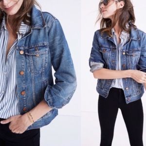 Madewell The Jean Jacket in Pinter Wash SZ S